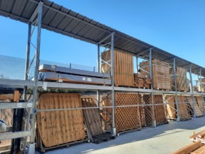 En région parisienne nous installons des racks de stockage pour les matériaux lourd.